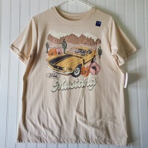 "Ford Mustang" Shirt Jr's Sz M